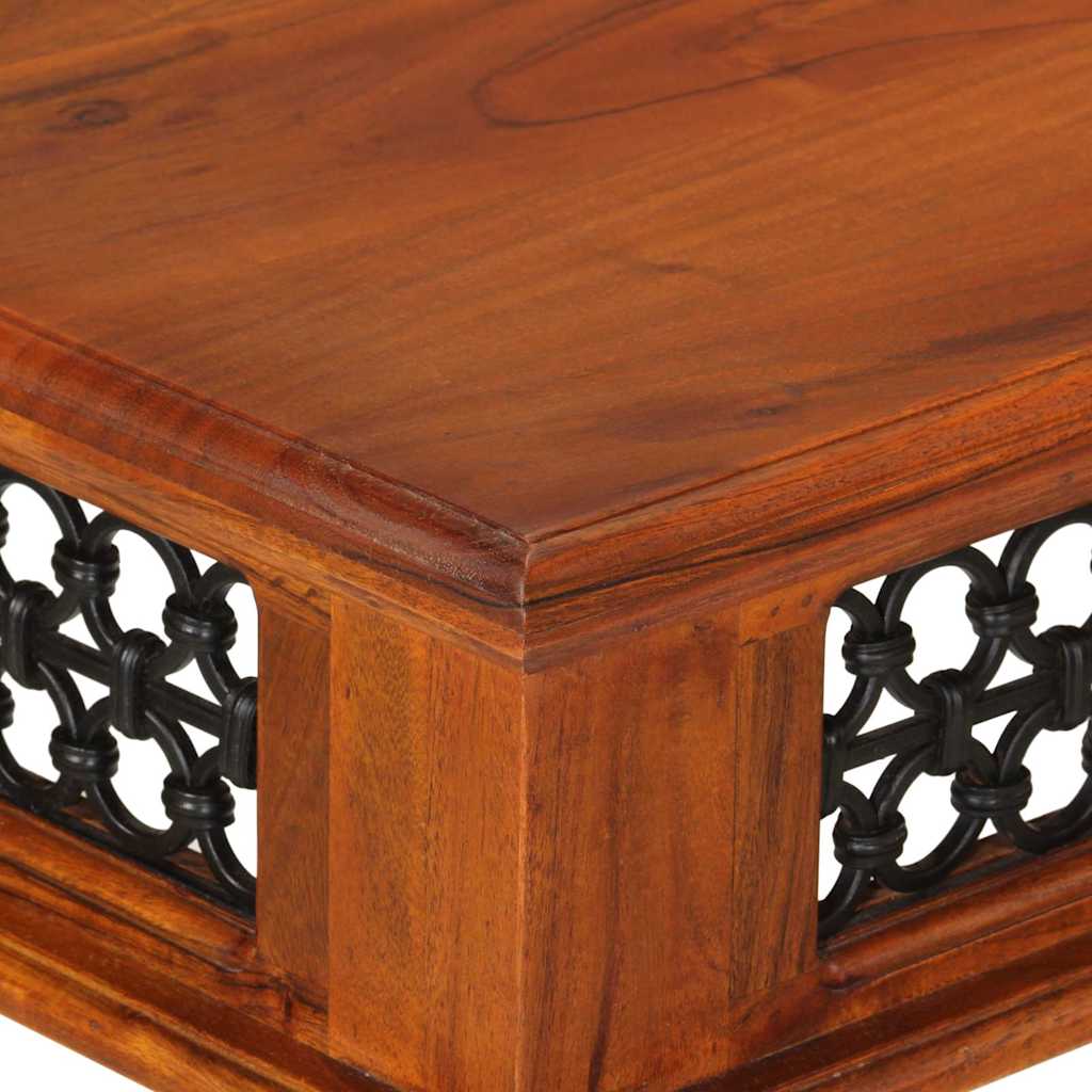 vidaXL Schreibtisch mit Schublade 110x50x76 cm Massivholz Akazie