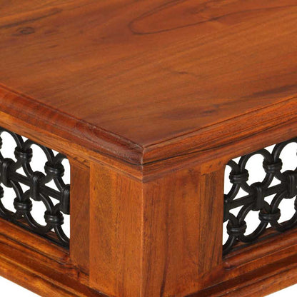 vidaXL Schreibtisch mit Schublade 110x50x76 cm Massivholz Akazie