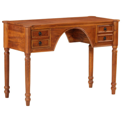 vidaXL Schreibtisch mit Schubladen 110x50x76 cm Massivholz Akazie