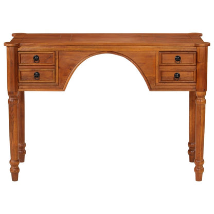 vidaXL Schreibtisch mit Schubladen 110x50x76 cm Massivholz Akazie