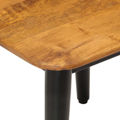 vidaXL Couchtisch 45x45x40 cm Massivholz Mango und Eisen