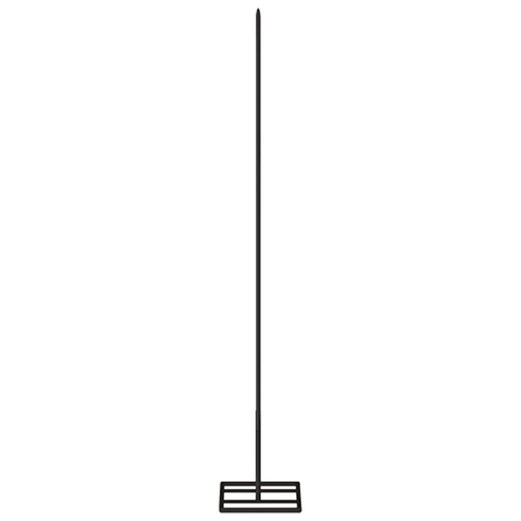 vidaXL Décoration sapin de Noël en métal noir 60 cm