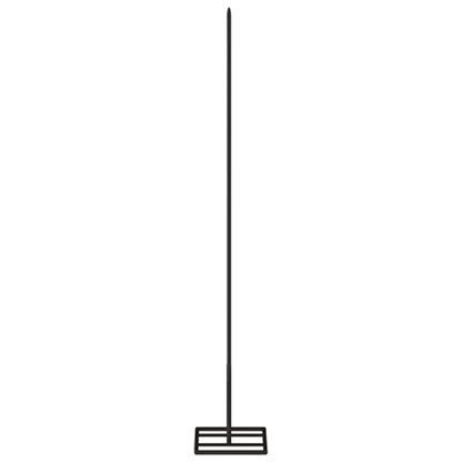 vidaXL Décoration sapin de Noël en métal noir 60 cm
