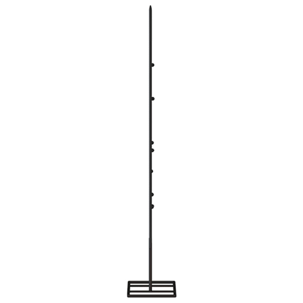vidaXL Metall-Weihnachtsbaum Deko Schwarz 60 cm