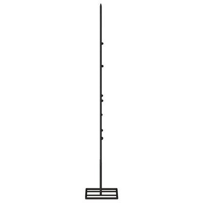 vidaXL Metall-Weihnachtsbaum Deko Schwarz 60 cm