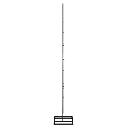 vidaXL Sapin de Noël métallique pour décorations Noir 125 cm