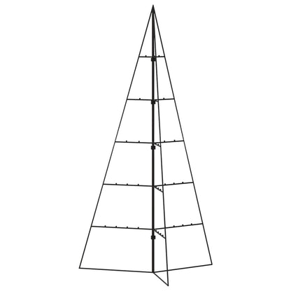 vidaXL Metall-Weihnachtsbaum für Dekorationen Schwarz 100 cm