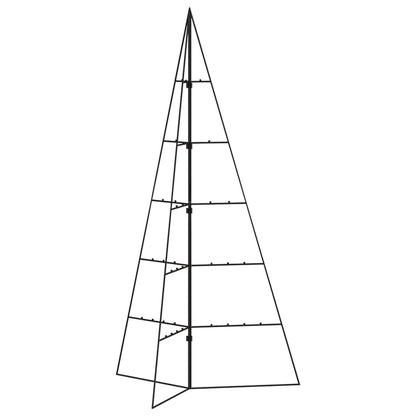 vidaXL Metall-Weihnachtsbaum für Dekorationen Schwarz 100 cm