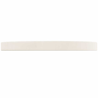 vidaXL Tischplatte Rund Weiß Ø30x3 cm Massivholz Kiefer