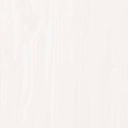 Tischplatte Rund Weiß Ø50x3 cm Massivholz Kiefer