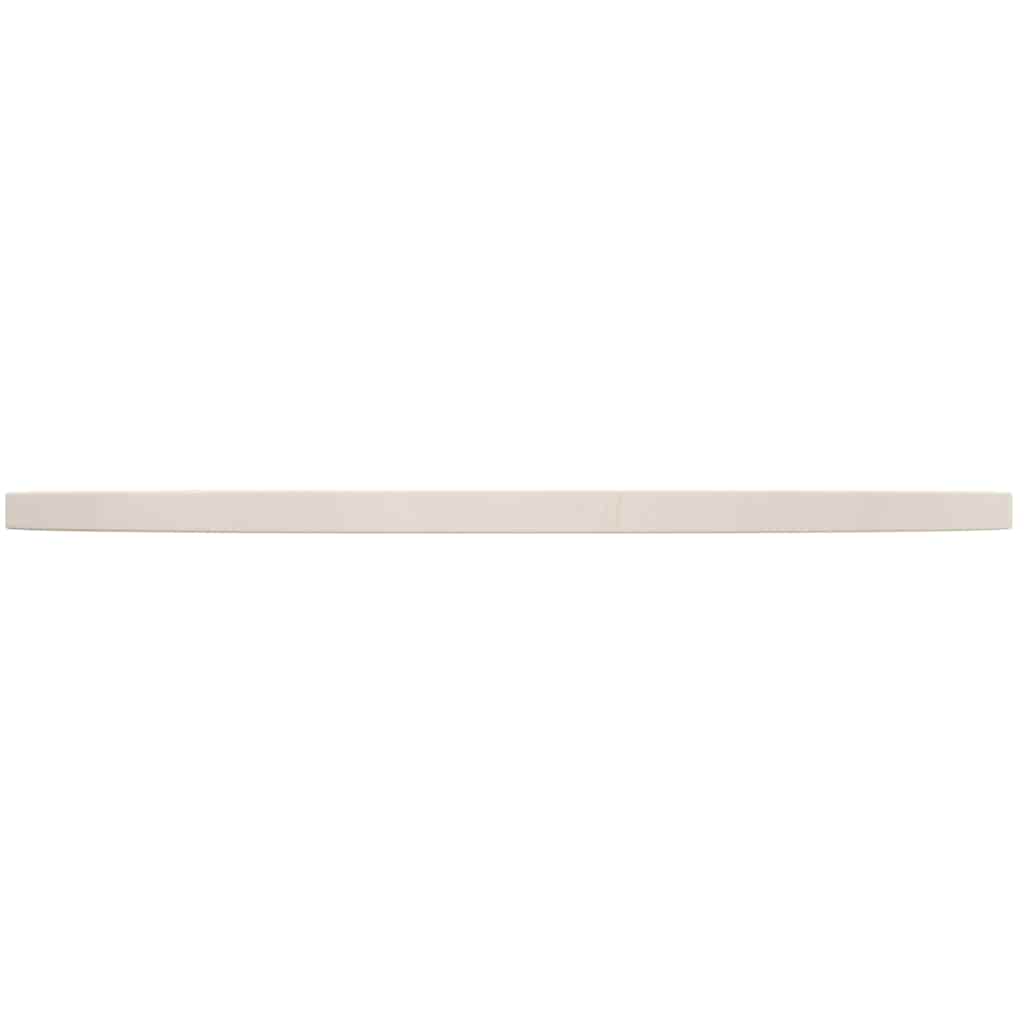 vidaXL Tischplatte Rund Weiß Ø70x3 cm Massivholz Kiefer