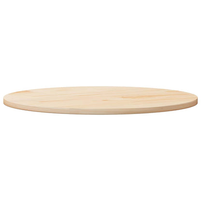 vidaXL Tischplatte Rund Ø80x3 cm Massivholz Kiefer