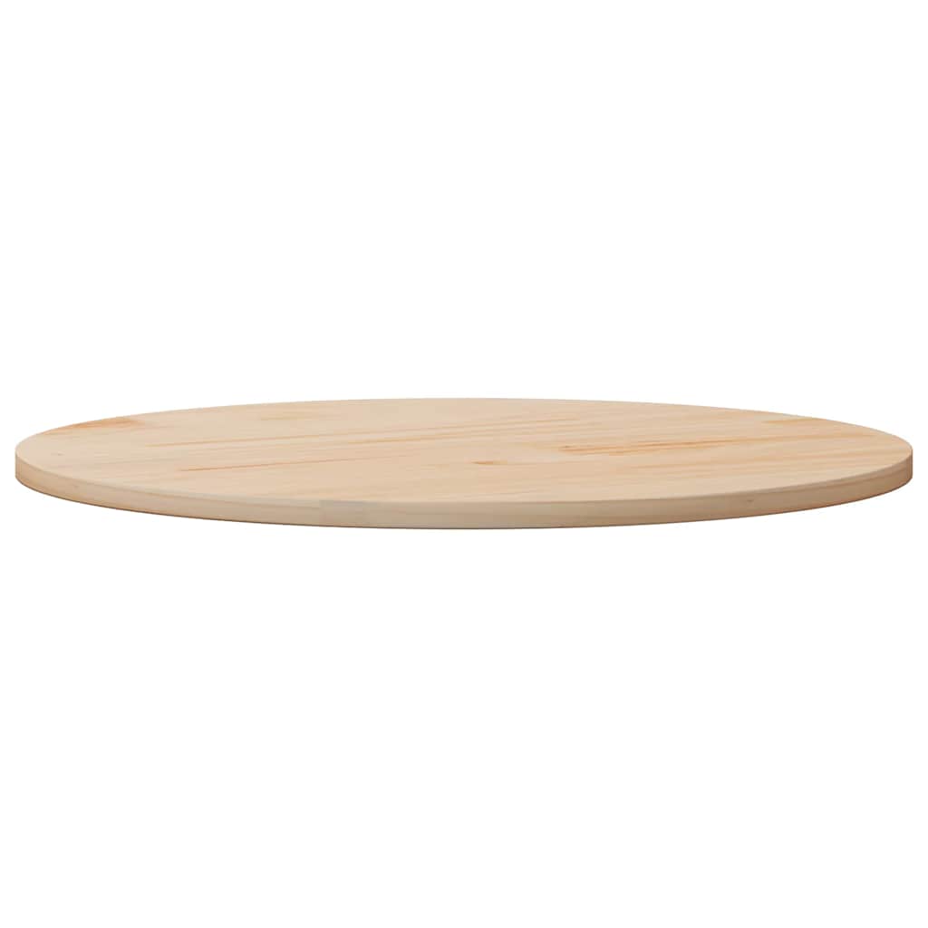 vidaXL Tischplatte Rund Ø90x3 cm Massivholz Kiefer