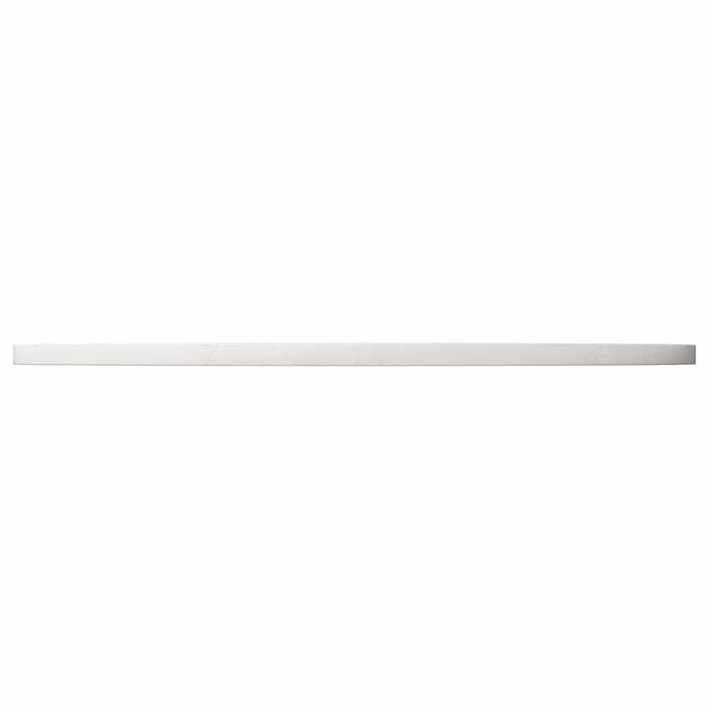 vidaXL Plateau de table rond Blanc Ø90x3 cm Bois de pin massif