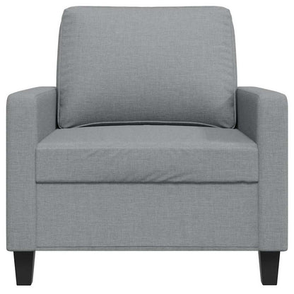 vidaXL Fauteuil gris clair 60 cm Tissu