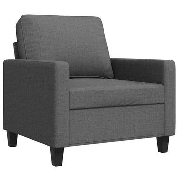 vidaXL Sofasessel Dunkelgrau 60 cm Stoff