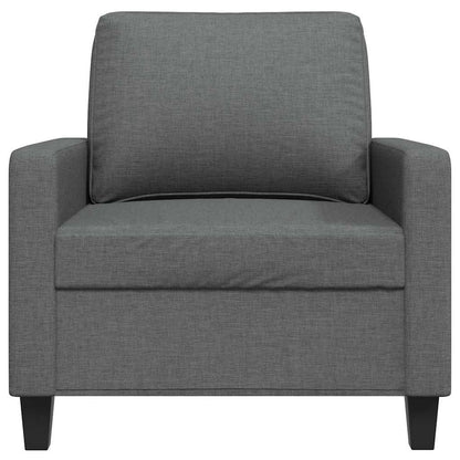 vidaXL Fauteuil gris foncé 60 cm Tissu
