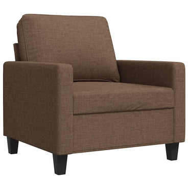vidaXL Sessel Braun 60 cm Stoff