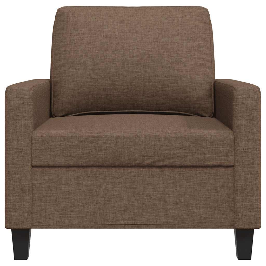 vidaXL Fauteuil marron 60 cm Tissu