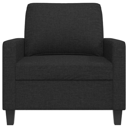 vidaXL Fauteuil noir 60 cm Tissu
