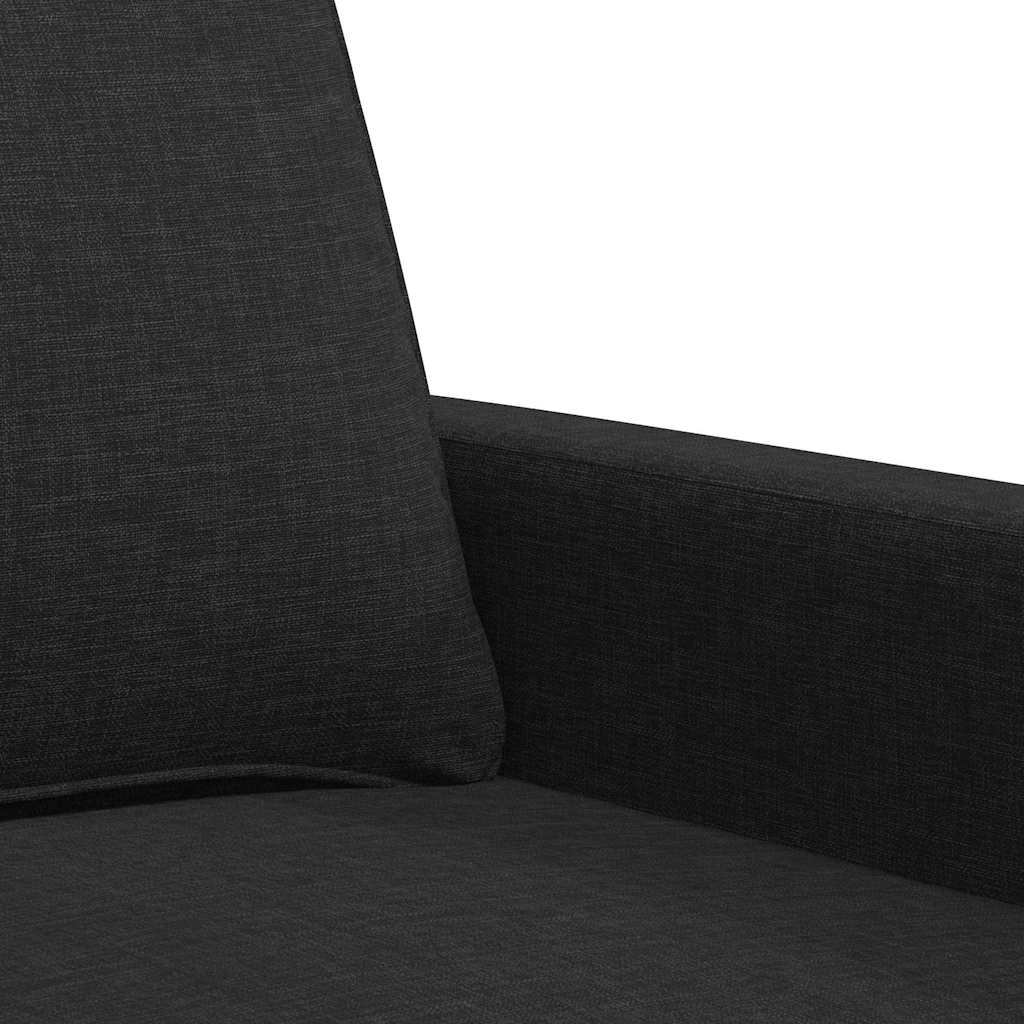 vidaXL Fauteuil noir 60 cm Tissu