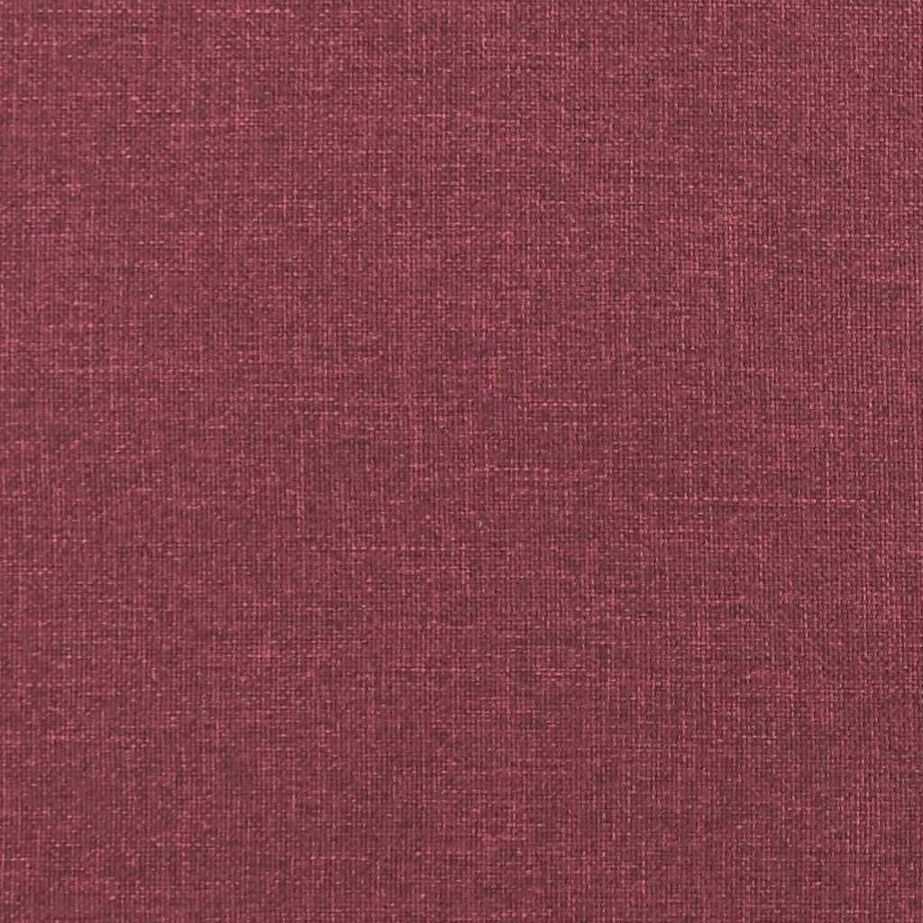 vidaXL Sessel Weinrot 60 cm Stoff