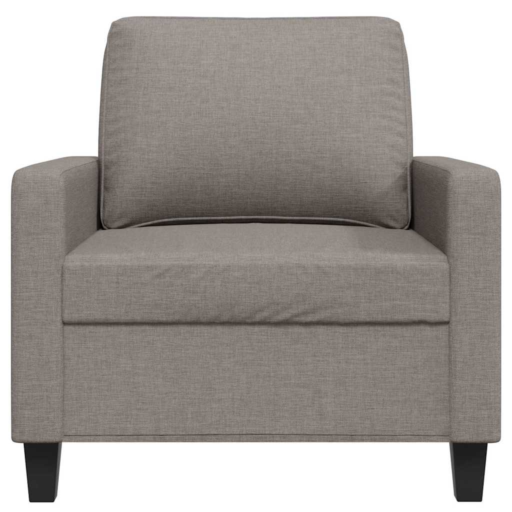 vidaXL Sessel Taupe 60 cm Stoff