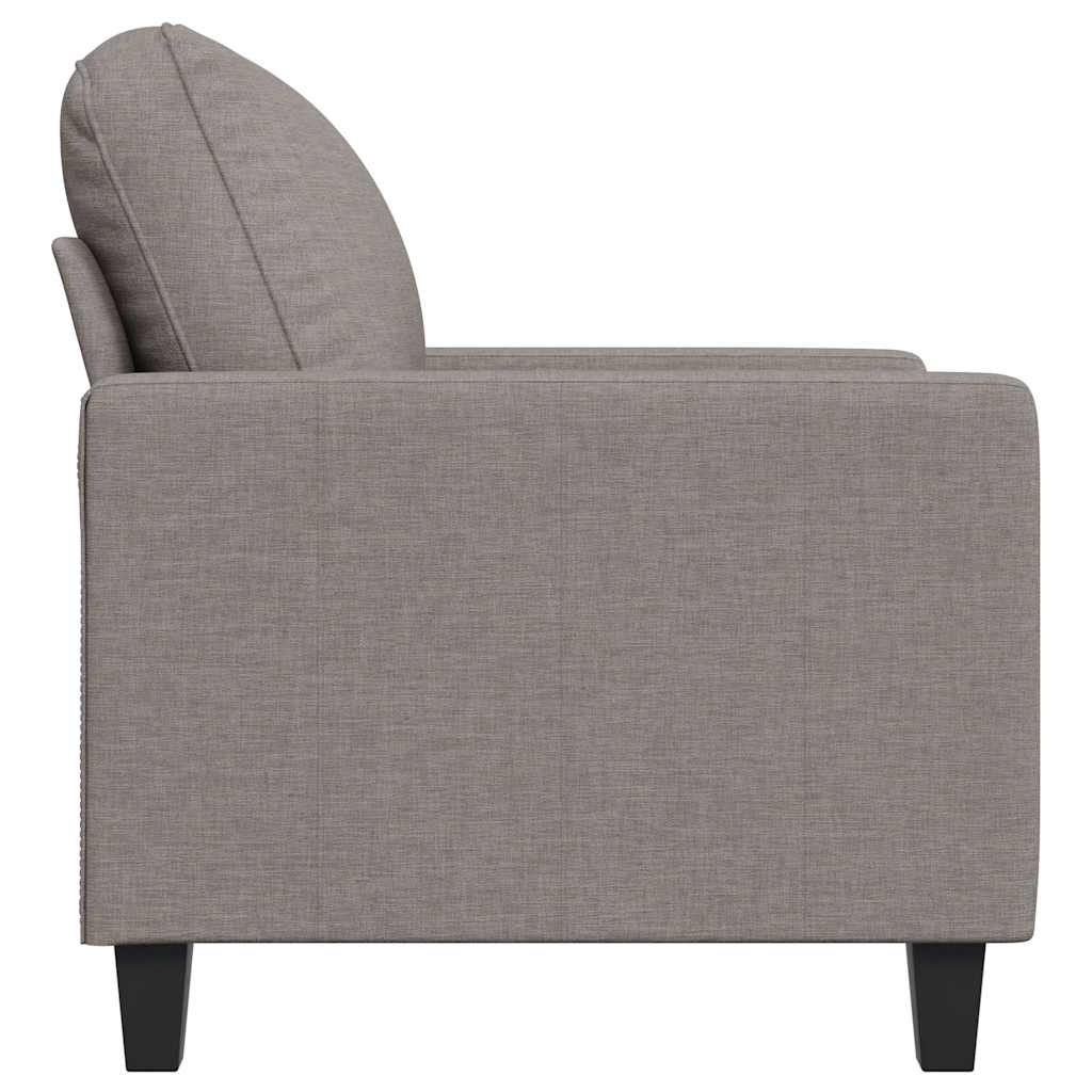vidaXL Sessel Taupe 60 cm Stoff
