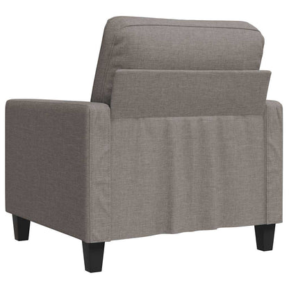 vidaXL Sessel Taupe 60 cm Stoff