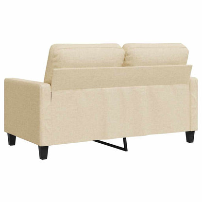 2-Sitzer-Sofa Creme 120 cm Stoff