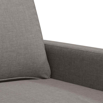 2-Sitzer-Sofa Taupe 120 cm Stoff