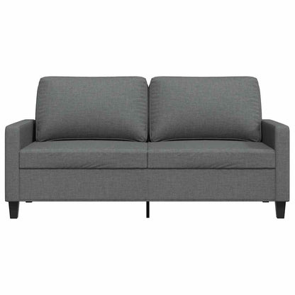 vidaXL 2-Sitzer-Sofa Dunkelgrau 140 cm Stoff