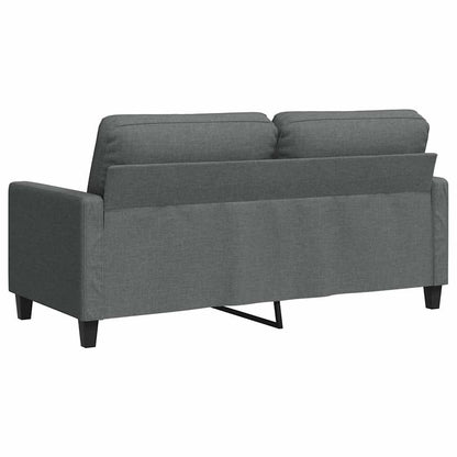 2-Sitzer-Sofa Dunkelgrau 140 cm Stoff