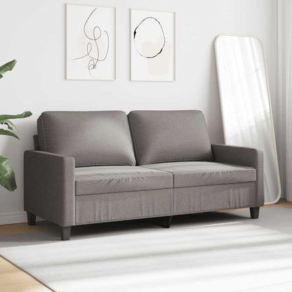 2-Sitzer-Sofa Taupe 140 cm Stoff