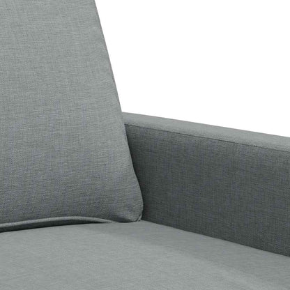 vidaXL 3-Sitzer-Sofa Hellgrau 180 cm Stoff