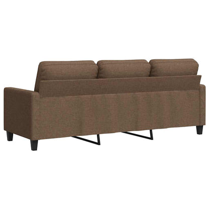 3-Sitzer-Sofa Braun 180 cm Stoff