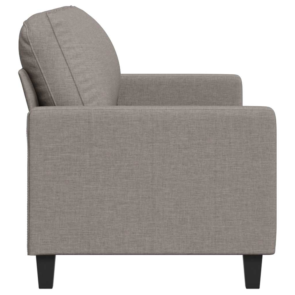 vidaXL 3-Sitzer-Sofa Taupe 180 cm Stoff