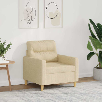 Sofasessel Creme 60 cm Stoff