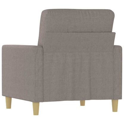 vidaXL Sofasessel Taupe 60 cm Stoff
