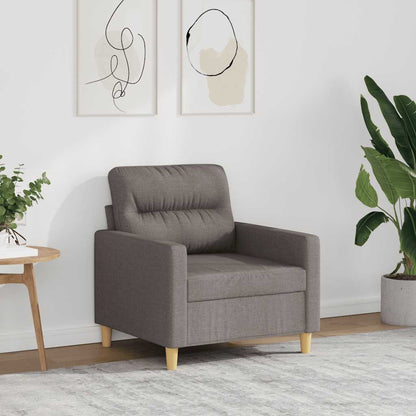 vidaXL Sofasessel Taupe 60 cm Stoff