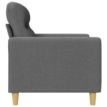 vidaXL 2-Sitzer-Sofa Dunkelgrau 120 cm Stoff