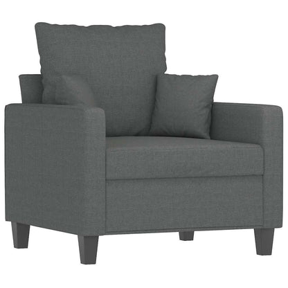 vidaXL Sessel Dunkelgrau 60 cm Stoff