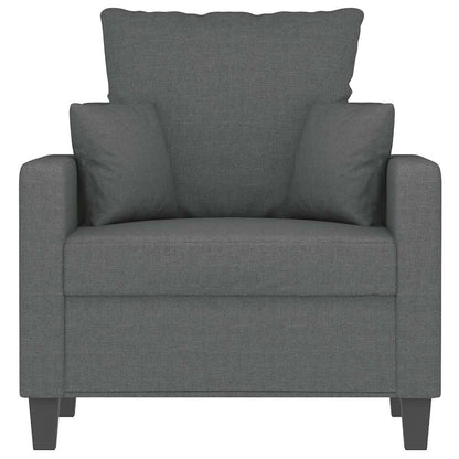 vidaXL Sessel Dunkelgrau 60 cm Stoff
