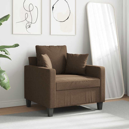 vidaXL Sessel Braun 60 cm Stoff
