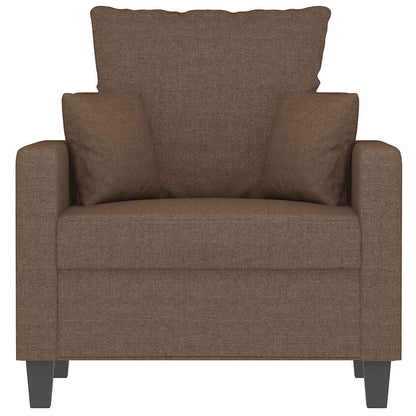vidaXL Sessel Braun 60 cm Stoff