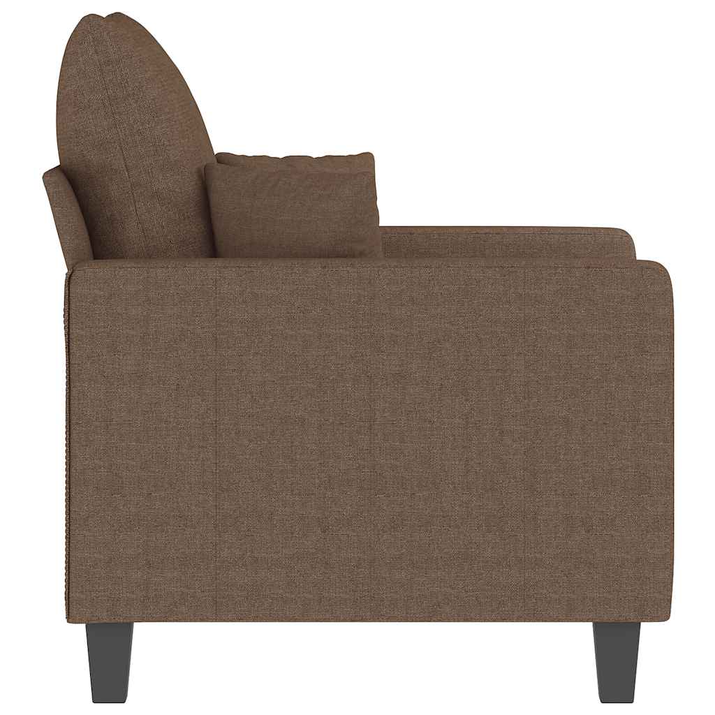 vidaXL Sessel Braun 60 cm Stoff