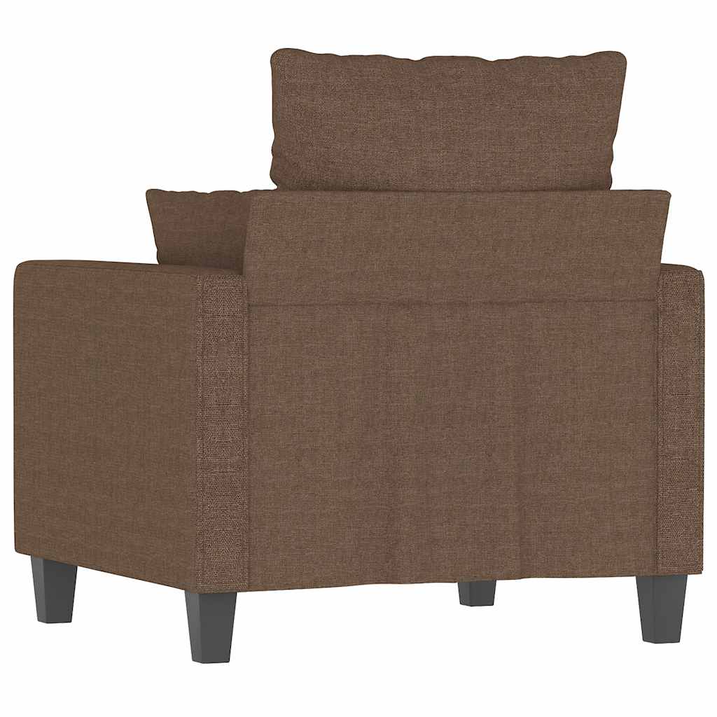 vidaXL Sessel Braun 60 cm Stoff