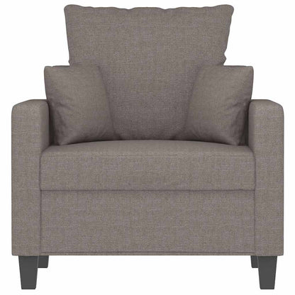 vidaXL Sessel Taupe 60 cm Stoff