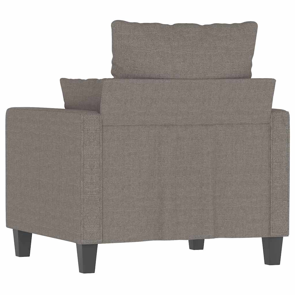 vidaXL Sessel Taupe 60 cm Stoff