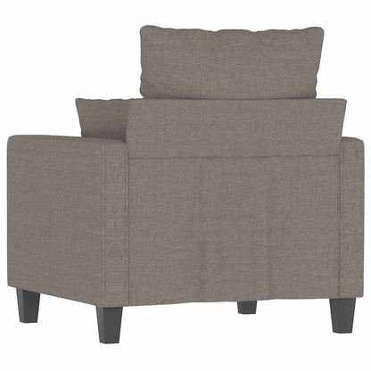 vidaXL Sessel Taupe 60 cm Stoff